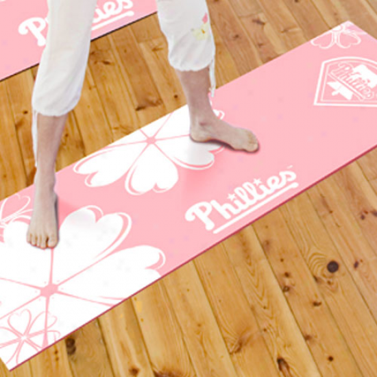 Philadelphia Phillies Pink Yoga Mat