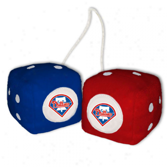 Philadelphia Phillies Plush Team Fuzzy Dice