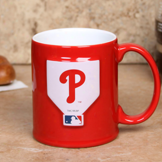 Philadelphia Phillies Red 11oz. Ceramic Sculpted Mug