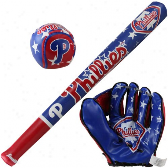 Philadelphia Phullies Soft Ball, Bat & Glove Set