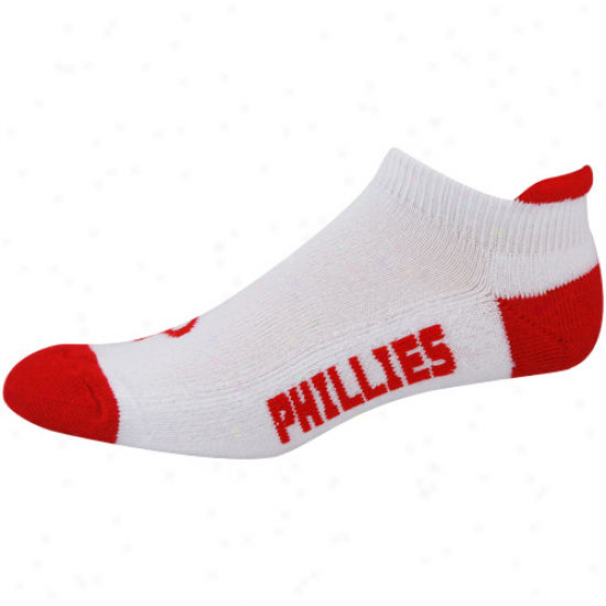 Philadelphia Phillies White Team Ankle Socks