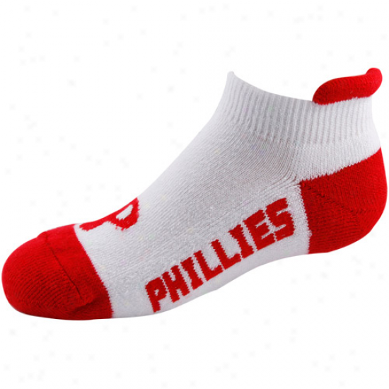 Philadelphia Phillies Juvenility White Team Ankle Socks