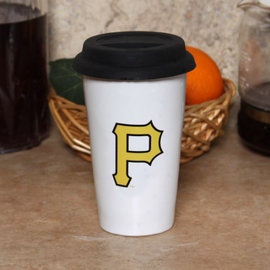 Pittsburgh Pirates 10oz. Ceramic Team Logo Travel Mug
