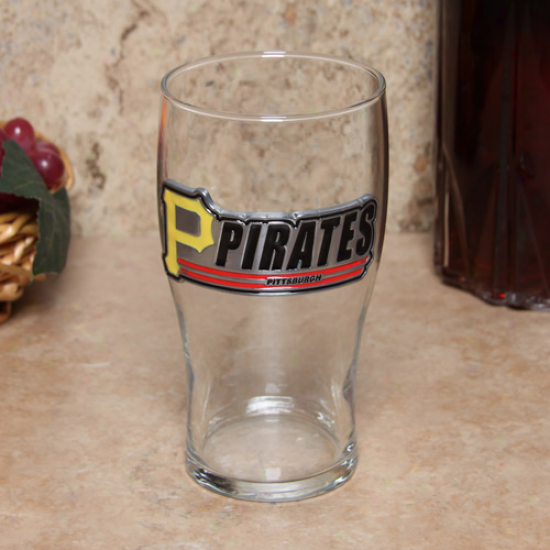 Pittsburgh Pirates 16oz. Pewter Logo Pub Glass