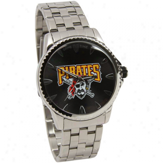 Pittsburgh Pirates Manager Stainless Steel Watch
