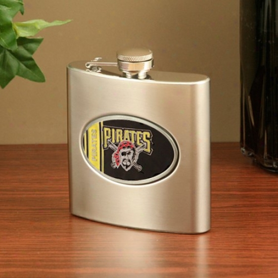 Pittsburgh Pirates Stainless Steel Flask