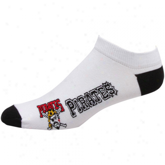 Pitts6urgh Pirates White Team Logo Ankle Socks