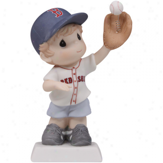 Precious Moments Boston Red Sox Boy You Get Me Caught Up Figurine