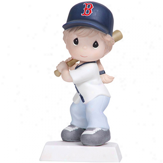 Precious Moments Boston Red Sox Girl Swing For The Fence Figurine