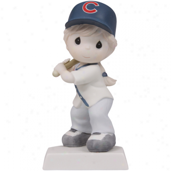 Precious Moments Chiacgo Cubs Girl Swing For The Fence Figurine