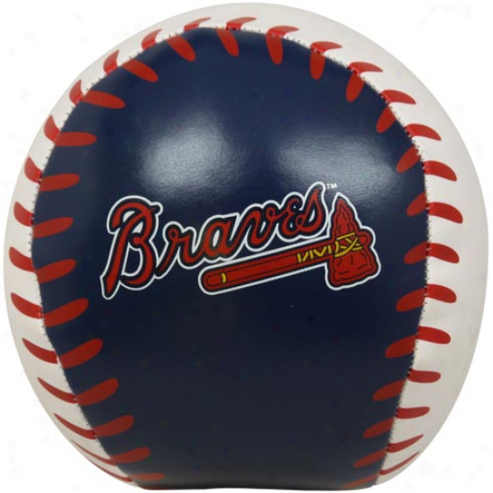 Rawlings Atlanta Braves 4'' Quick Toss Softee Baseball