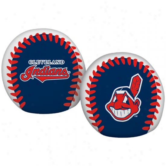 Rawlings Cleveland Indians 4'' Quick Toss Softee Baseball