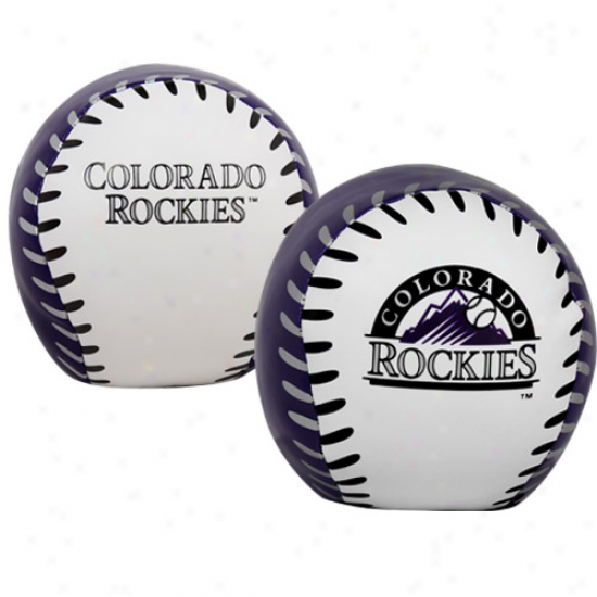 Rawlings Colorado Rockies 4'' Quick Keep in play Softee Baseball