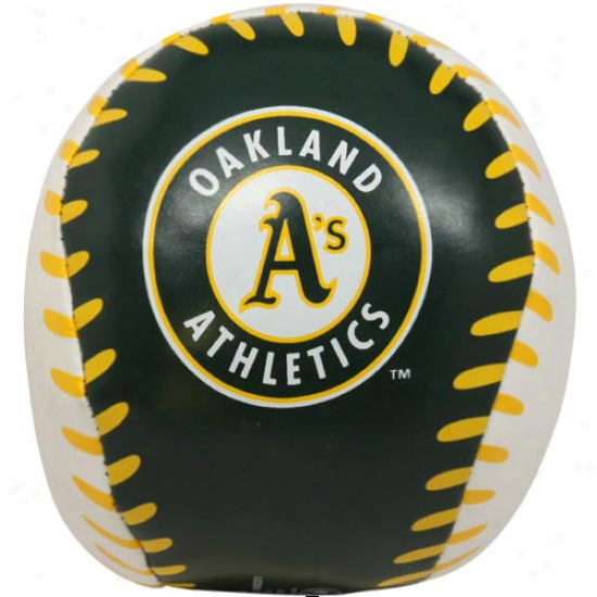 Rawlings Oakland Gymnastics 4'' Quick Toss Sofee Baseball