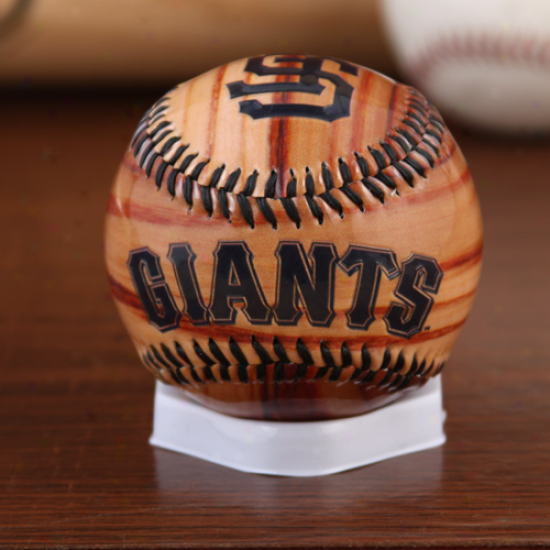 Rawlings San Francisco Giants Woodgrai nCollectible Baseball