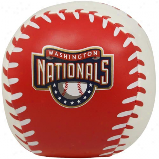 Rawlings Washington Nationals 4'' Quick Toss Softee Baseball