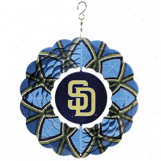 San Diego Padres 10'' Team Logo Designer Wind Spinner