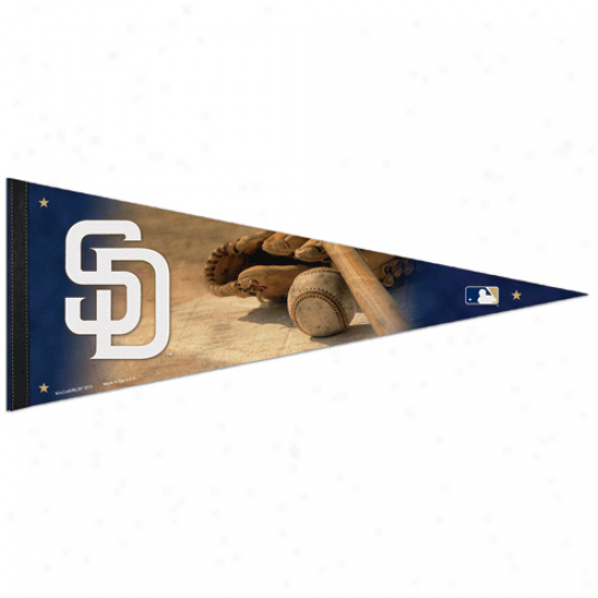 San Diego Padres 12'' X 300'' Premium Quality Felt Pennant