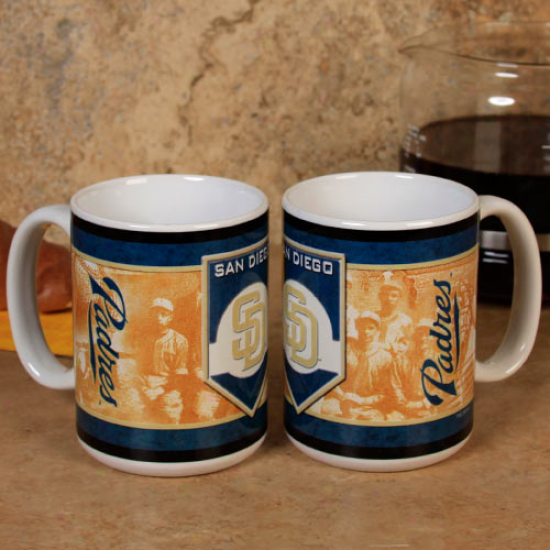 San Diego Padres 2-pack 15o.2 Nostalgic Ceramic Mug Set