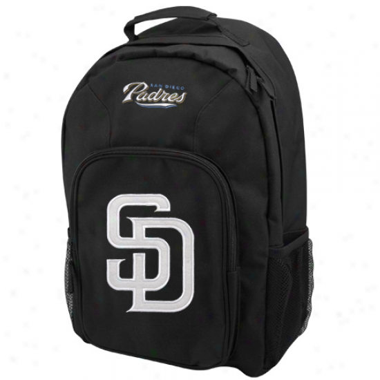 San Diego Padres Black Southpaw Backpack