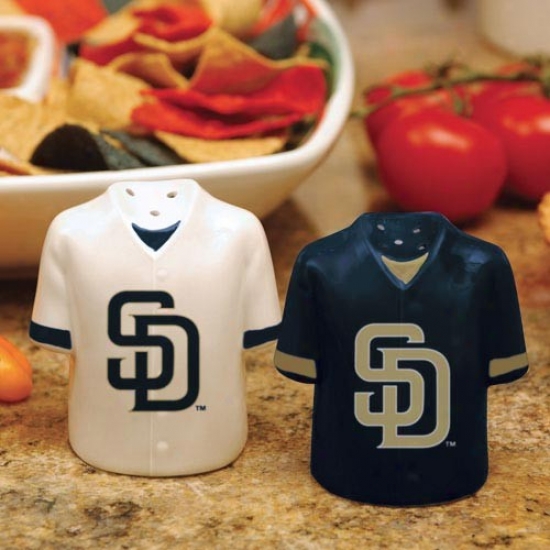 Sah Diego Padres Gameday Ceramic Salt & Pepper Shakers