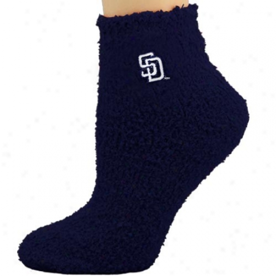 San Diego Padres Ladies Navy Blue Sleepsoft Ankle Socks