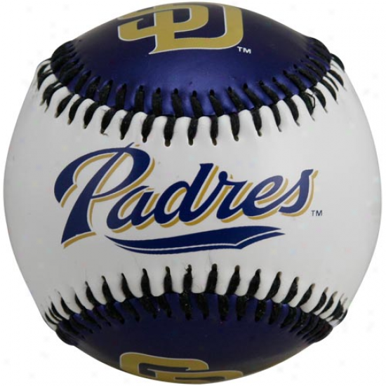 San Diego Padres Metallic Soft Strike Baseball