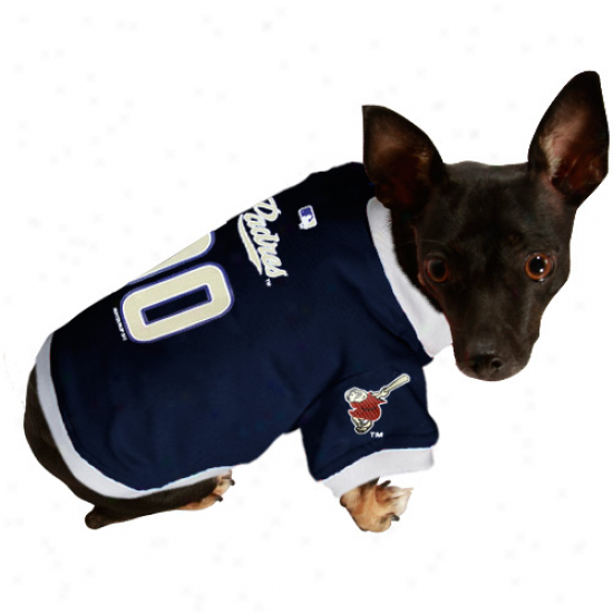 San Diego Padres Navy Blue Mesh Pet Jersey