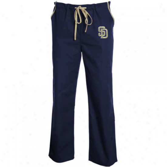 San Diego Padres Navy Blu3 Scrub Pants