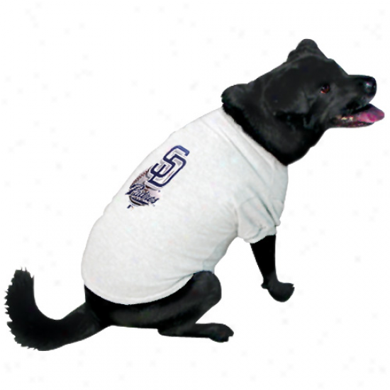 San Diego Padres Performance Pet T-shirt - White