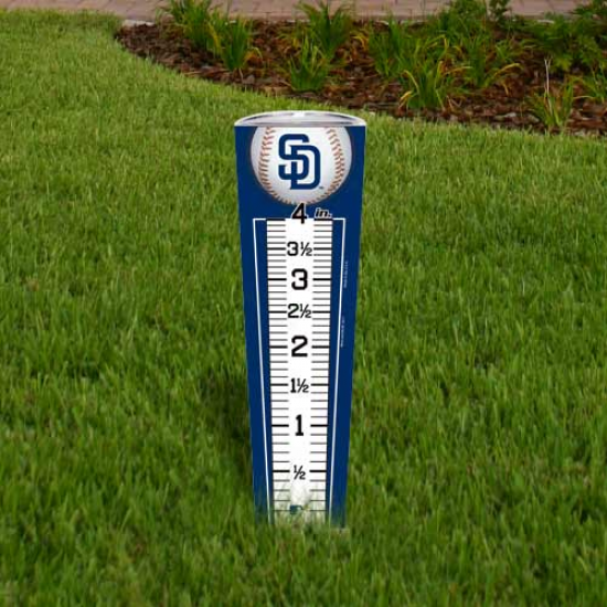 San Diego Padres Rain Gauge