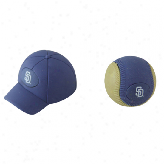 San Diego Padres Separating Ball & Cap Erasers