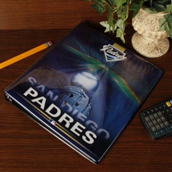 San Diego Padres Team Logo 1'' 3-ring Binder