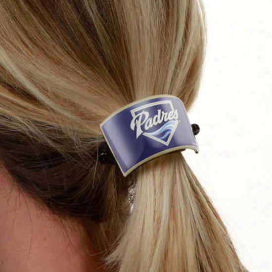 San Diego Padres Team Logo Cuff Ponytail Holder