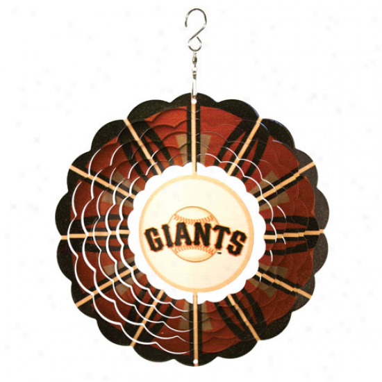 San Francsico Giants 10'' Team Logo Designer Wind Spinner