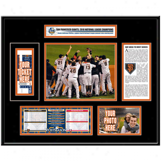 San Francisco Giants 2010 Nlcs Champions Ticket Form