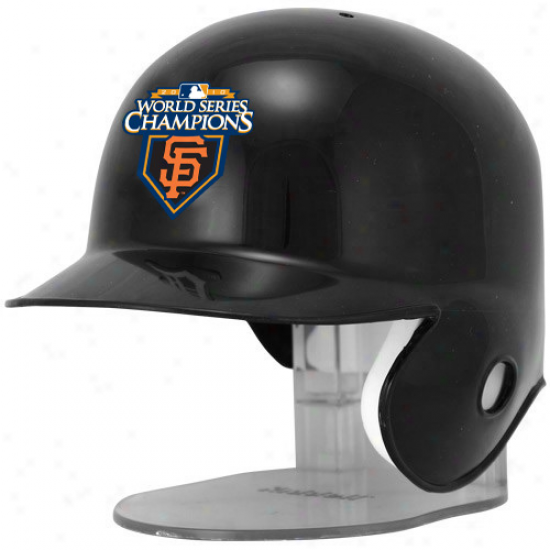 San Francisco Giants 2010 World Series Champions Black Minu Bztter's Helm