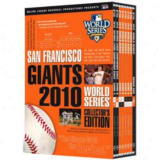 San Francisco Giants 2010 World Series Champions Collector's Edition 8-disc Dvd Set