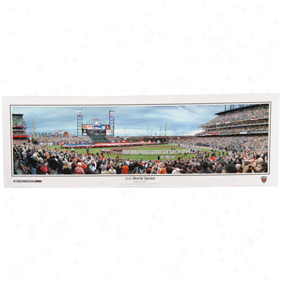 San Francisco Giants 2010 World Series Game 1 Daytime Panoramic Print