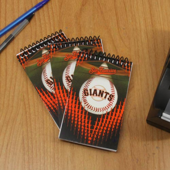 San Francisco Giants 3-pack 3'' X 5'' Team Memo Pads