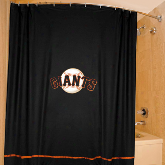 San Francisco Giants 72'' X 72'' Mvp Shower Curtain