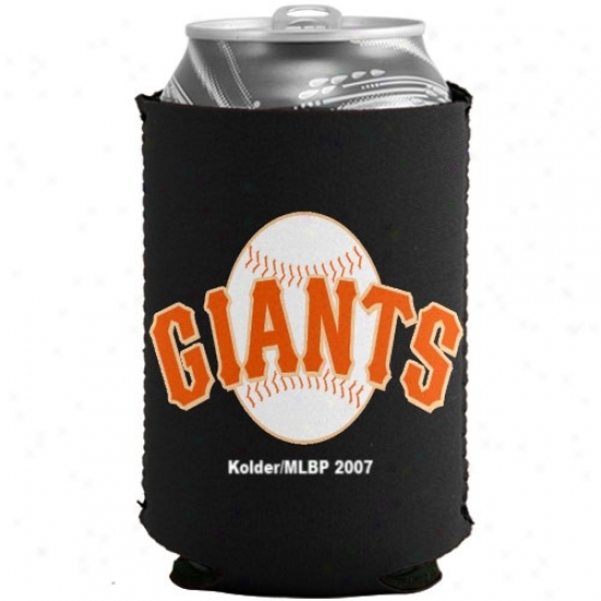 San Francisco Giants Black Collapsible Can Coolie