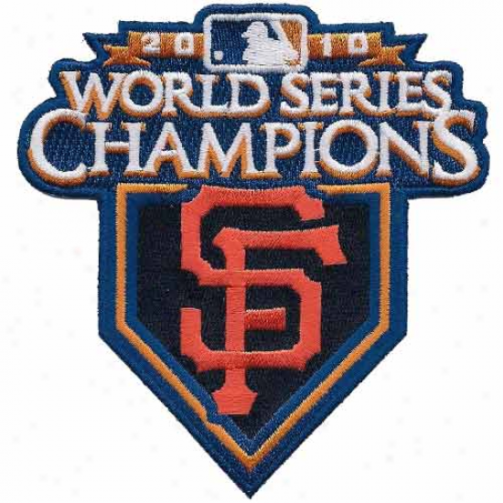 San Francisco Giants Embroiderdd 2010 World Series Champions Collectible Patch