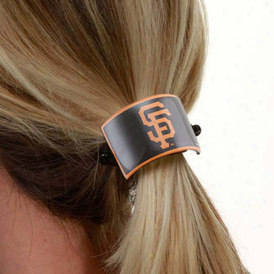 San Francisco Giants Team Logo Cuff Ponytail Holder