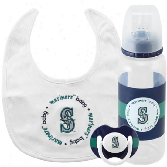 Seattle Mariners Infant Three-piece Gift Set