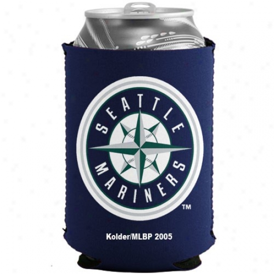 Seattle Mariners Navy Blue Collapsible Can Coolie