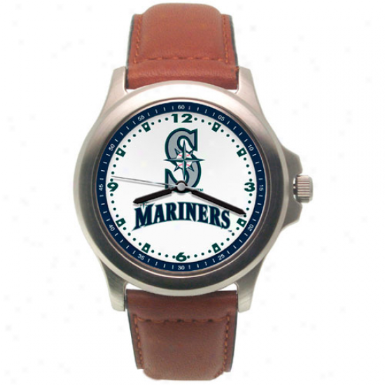 Seattle Mariners Rookie Watch W/ Leather Band