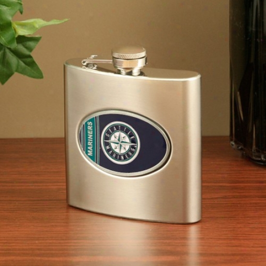 Seattle Mariners Stainless Steel Flask