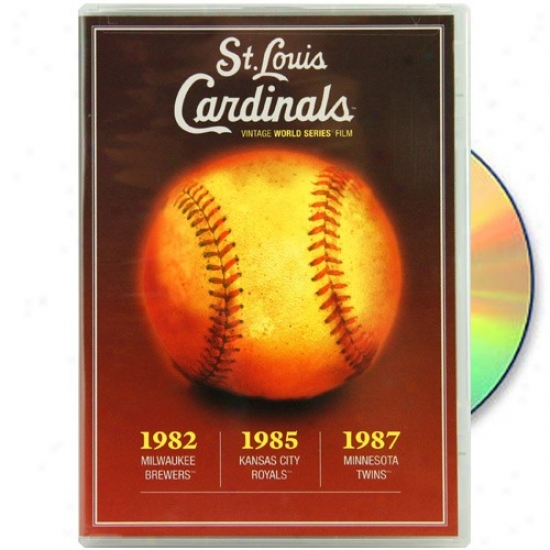 St. Louis Cardinals 1982, 1985 & 1987 Vintage World Series Films Dvd