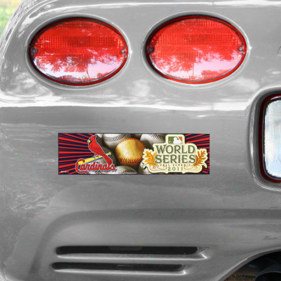 St. Louis Cardinals 2011 World Series Bound Bumper Sticker